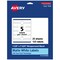 Avery Matte White Wraparound Labels with Sure Feed, 1-1/2" x 7-3/4"